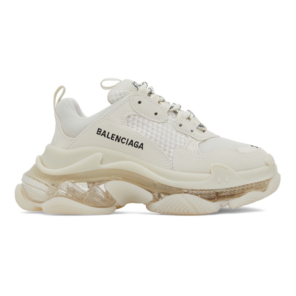 BALENCIAGA Off-White Triple S Sneakers